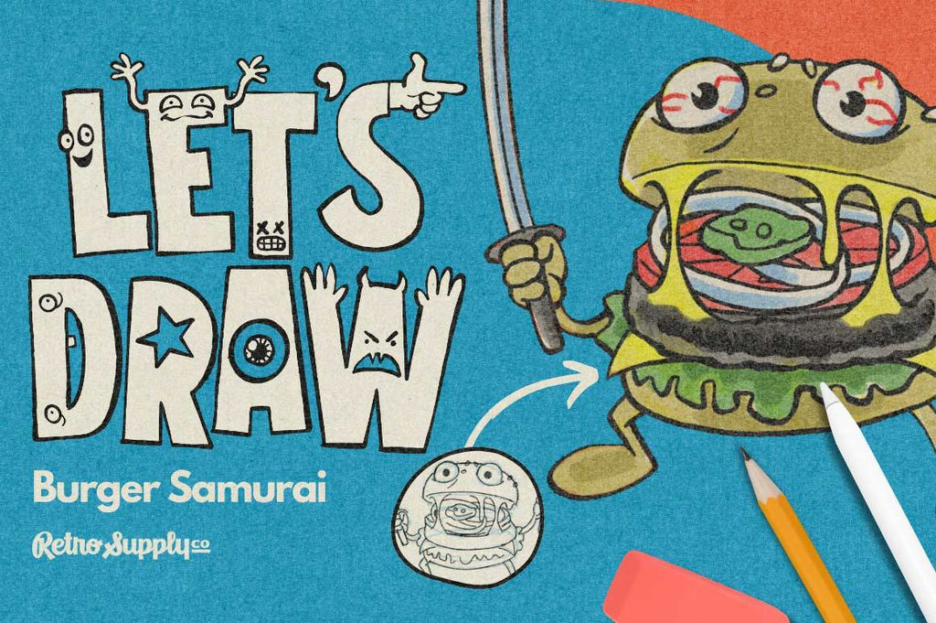 Let's Draw a Burger Samurai