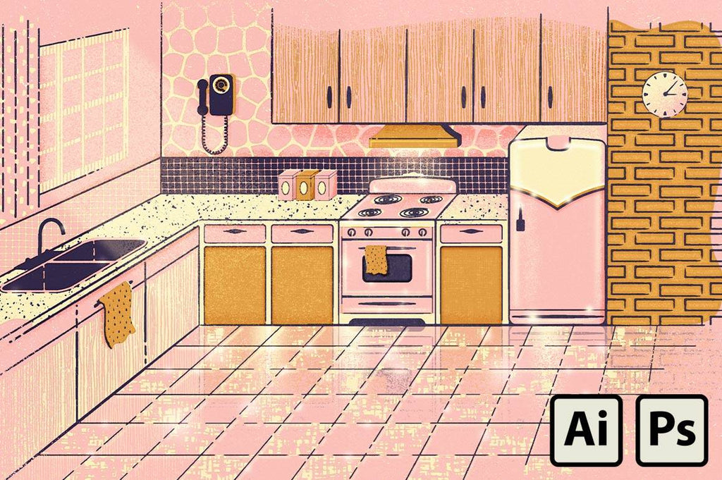 How to Create a Retro Magazine Illustration in Illustrator and Photoshop