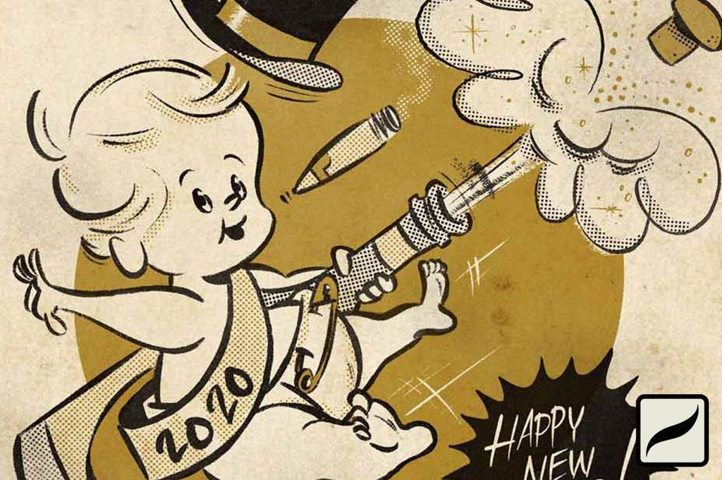 How to Make a New Years Baby in Procreate