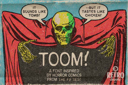 Toom Horror Comic Font