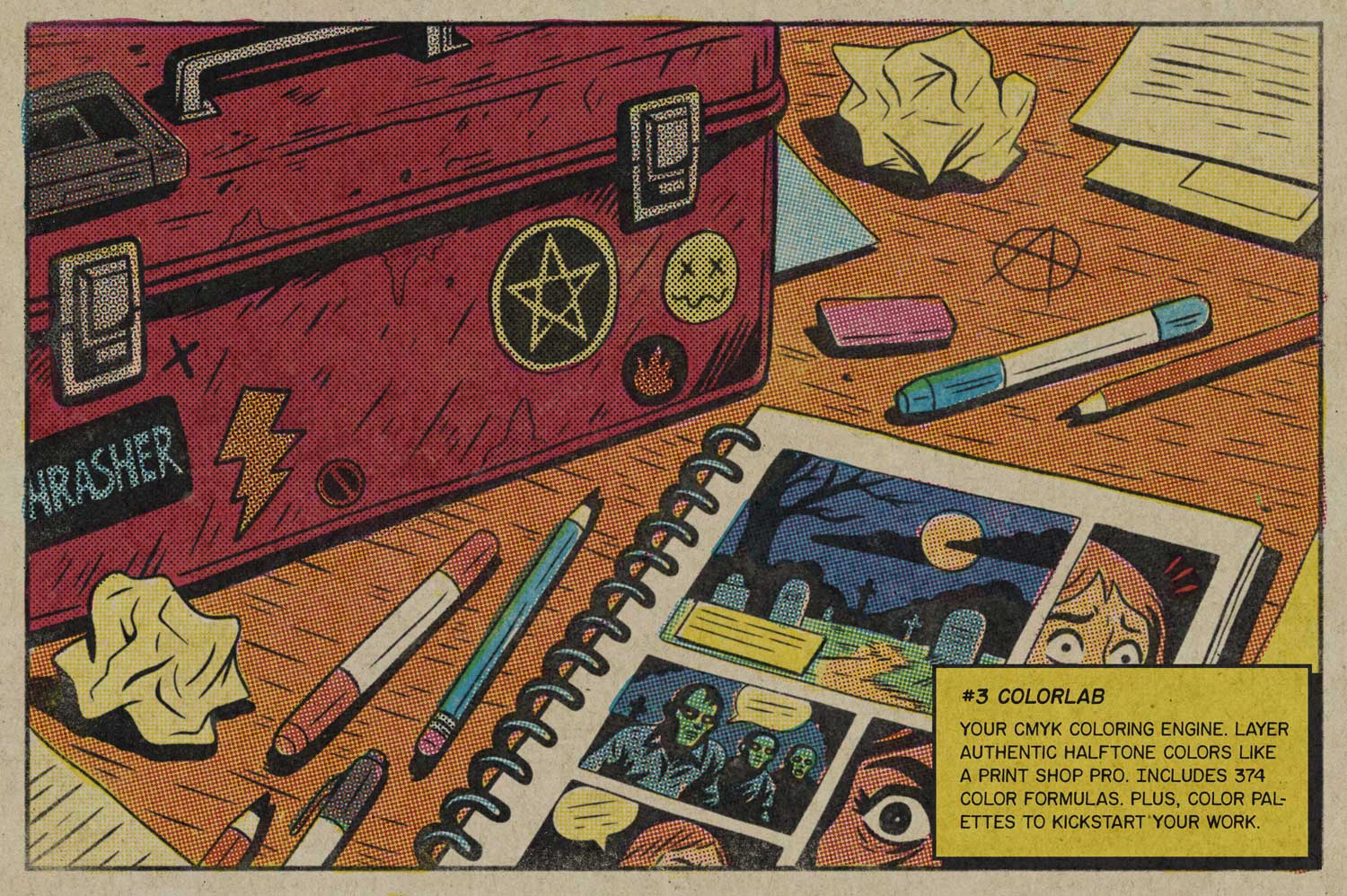 Comic Junkies Toolkit for Procreate