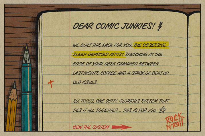 Comic Junkies Toolkit for Procreate