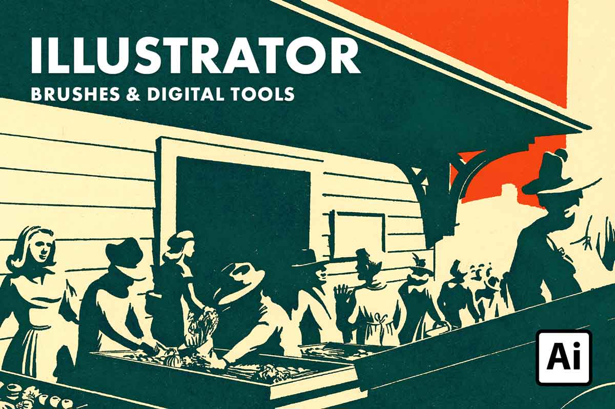 Illustrator Brushes and Digital Tools