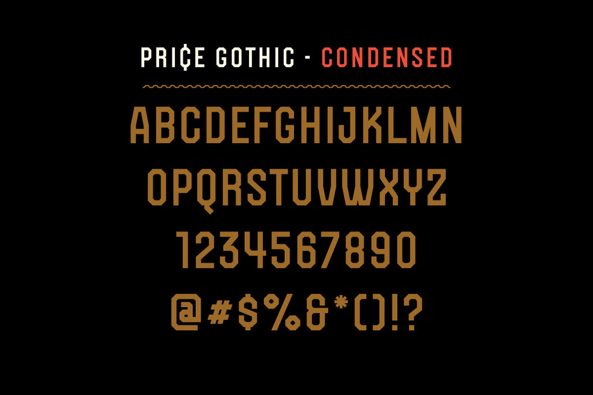 Price Deluxe Font Bundle