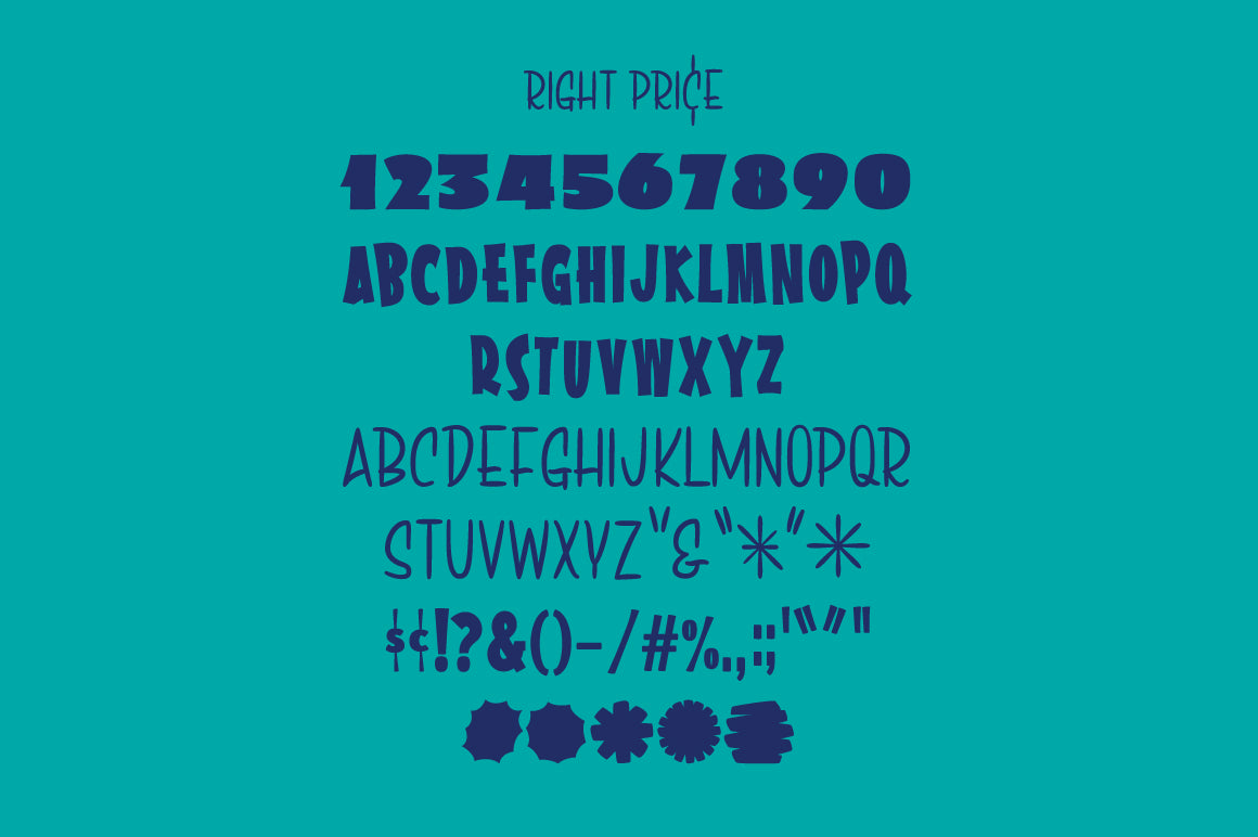 Price Deluxe Font Bundle