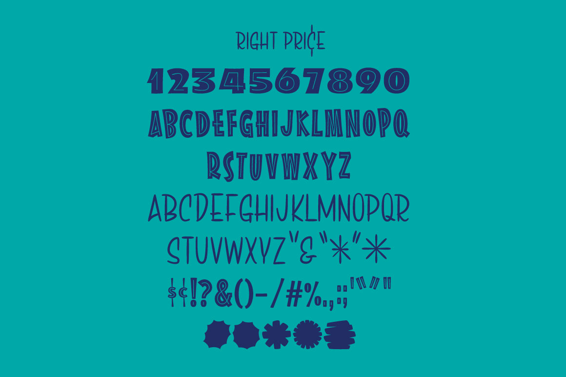 Price Deluxe Font Bundle