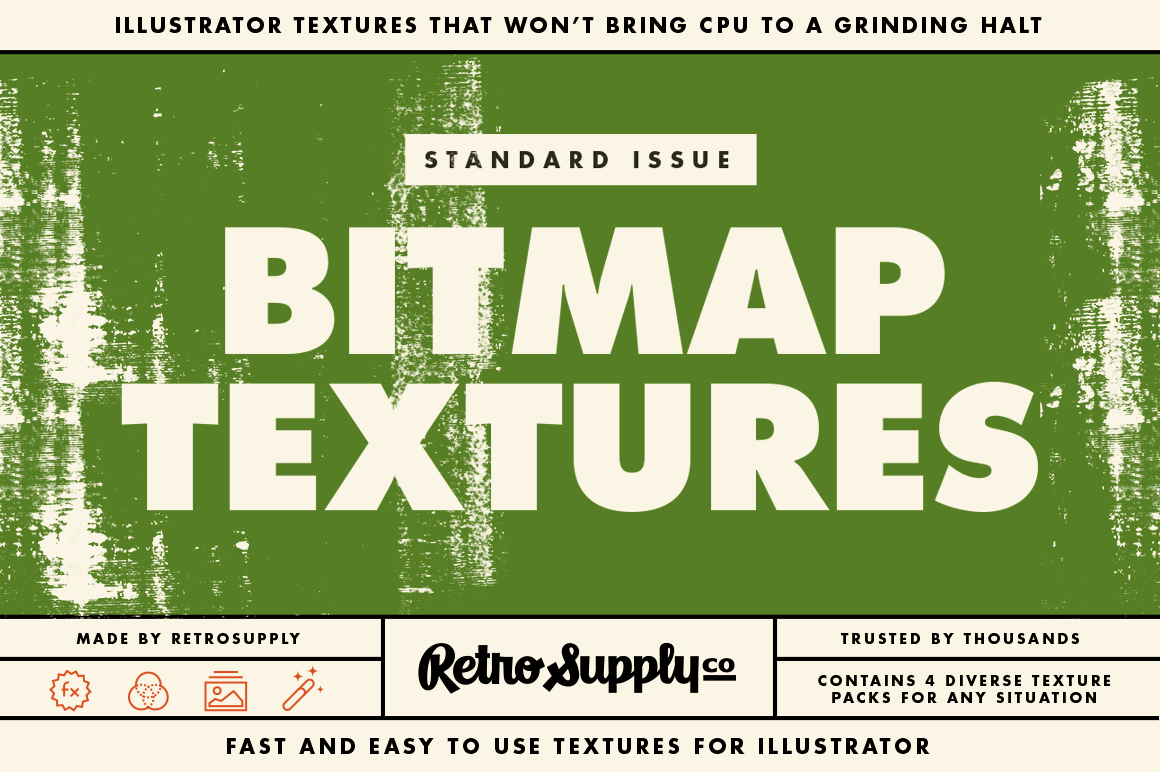 Standard Issue Brush & Texture Bundle for Adobe Photoshop