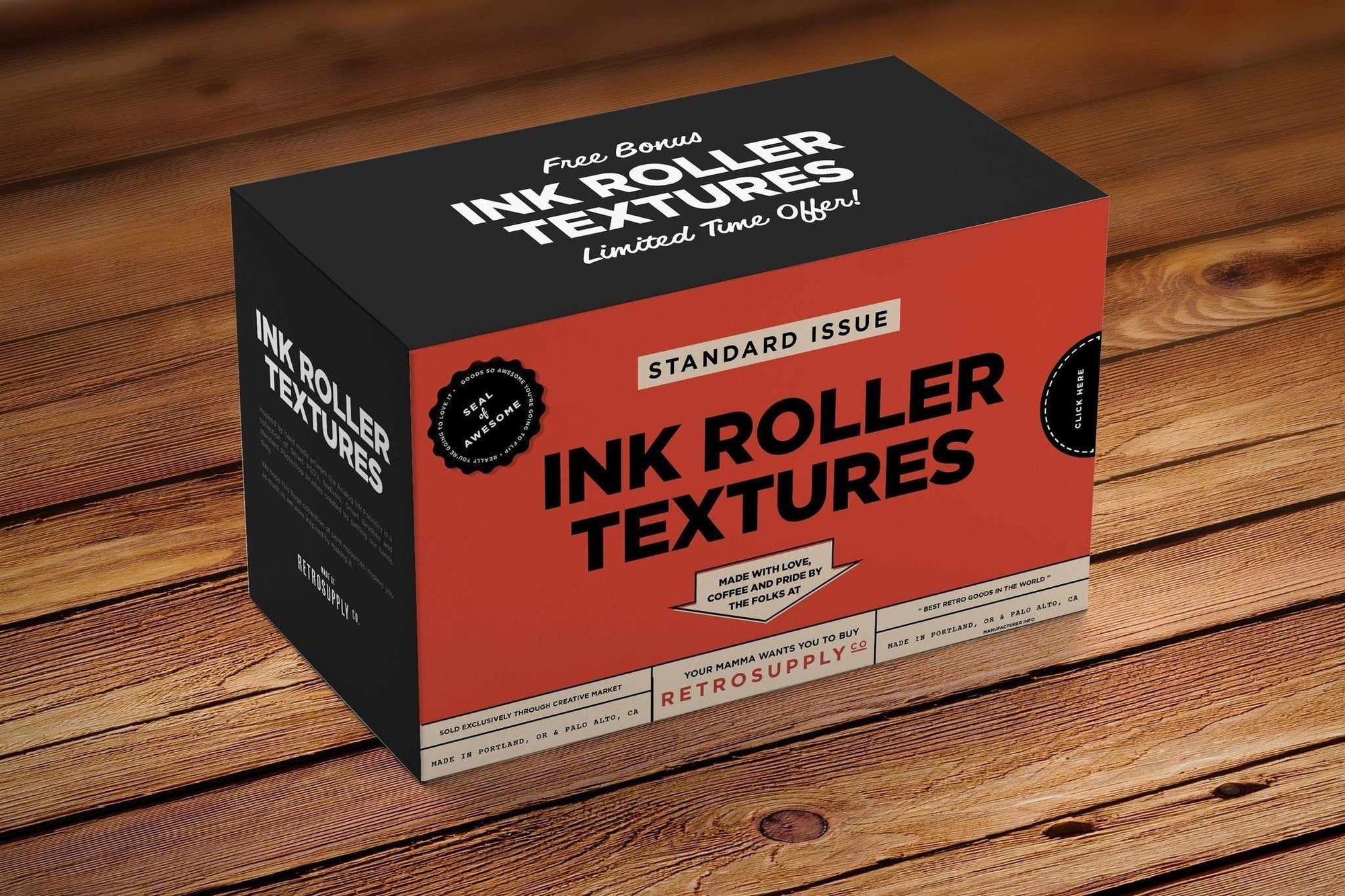 Analog Ink Foundry | Vintage & Grunge Photoshop Brushes, Texture and Templates Adobe Photoshop RetroSupply Co 