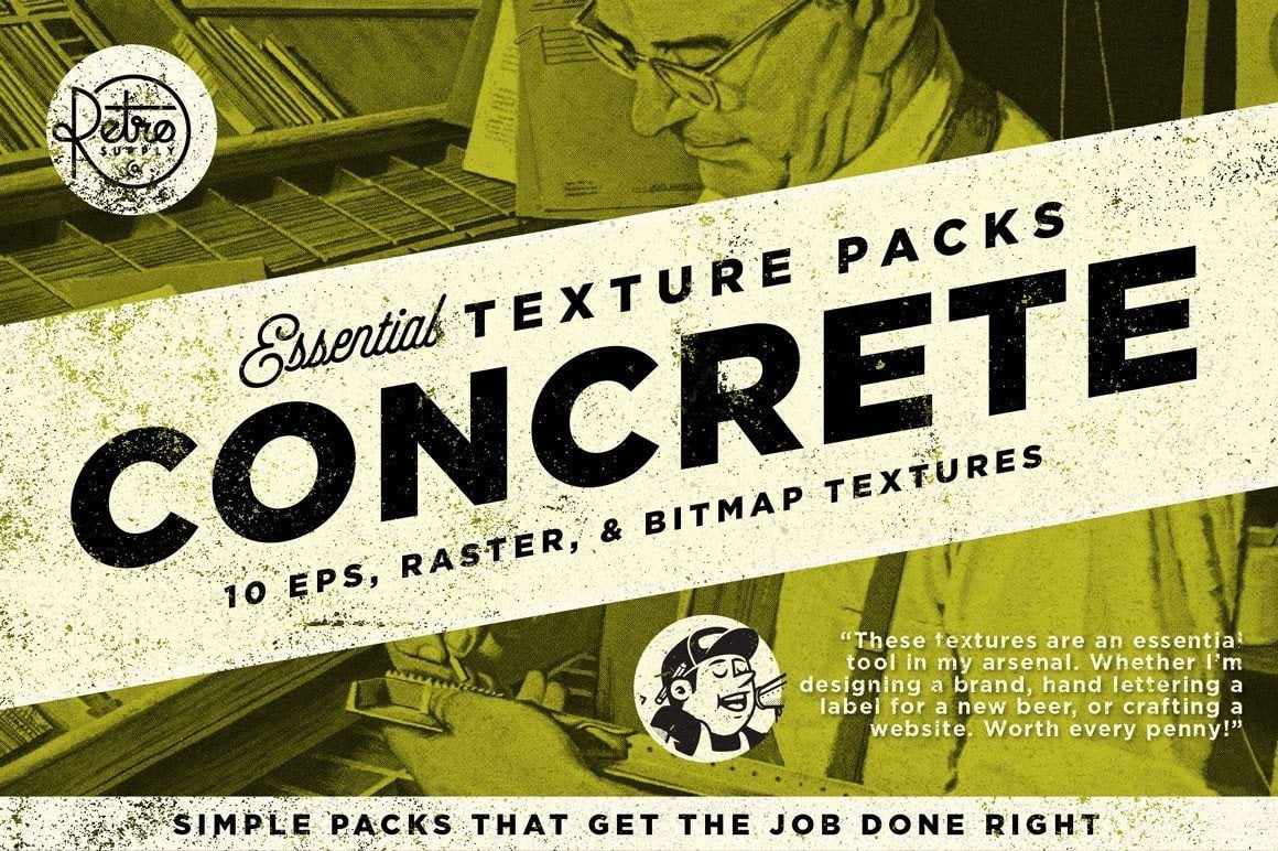 Concrete | Essential Texture Pack Textures RetroSupply Co