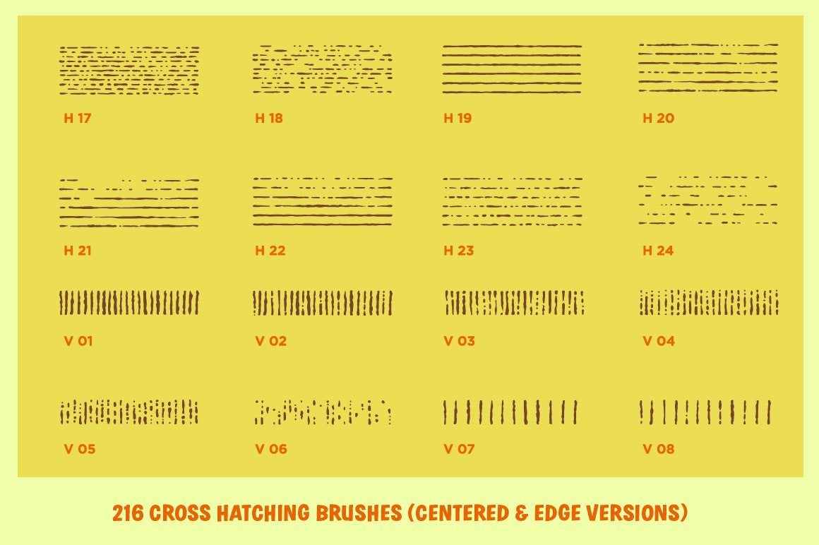 Cross-Country Crosshatchers for Adobe Illustrator Adobe Illustrator RetroSupply Co. 