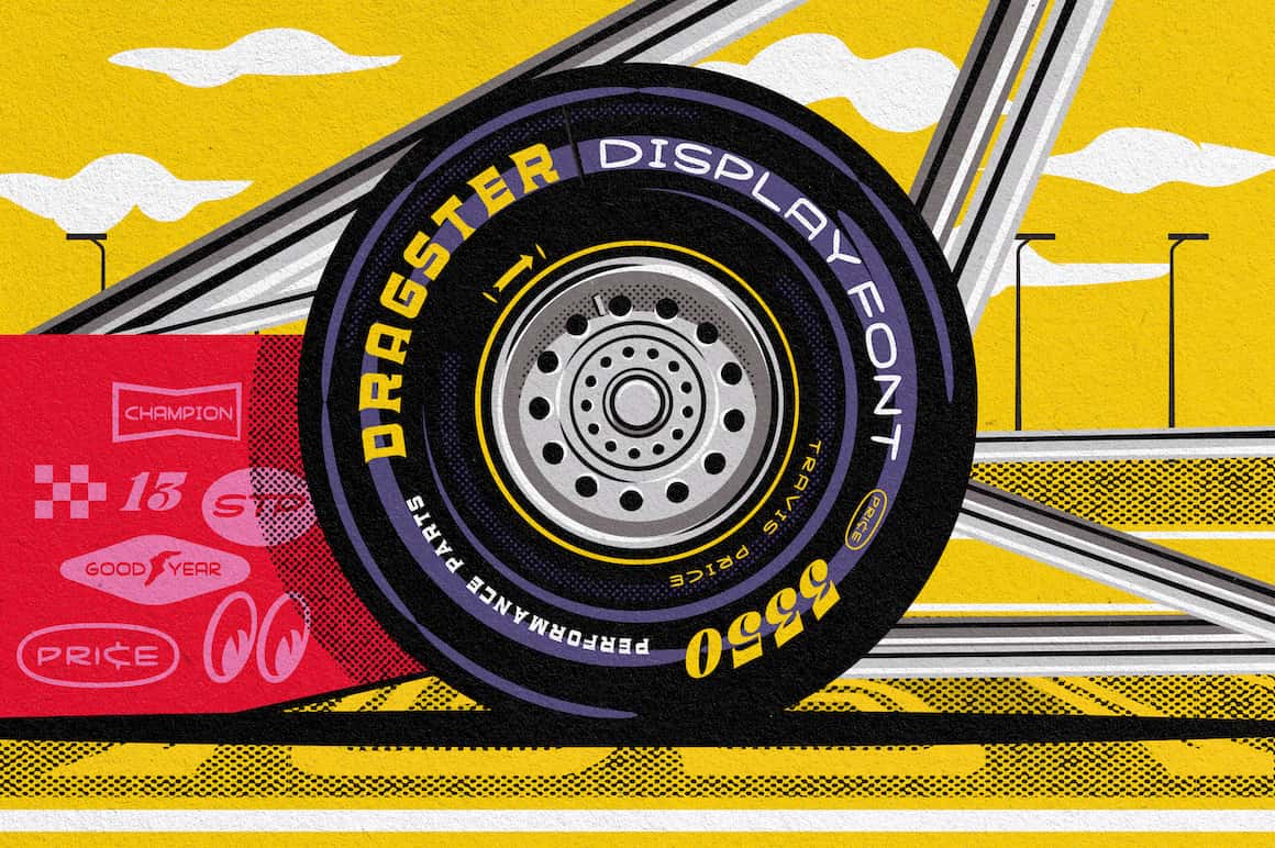 Dragster Display Fonts