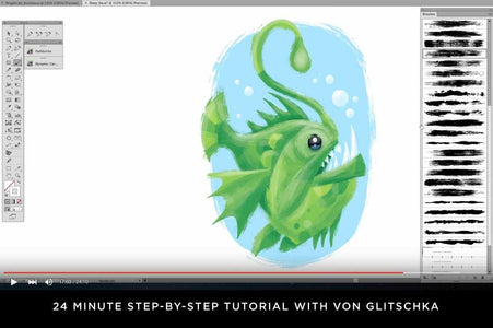 DragStrip 2 | Vector Brush Pack by Von Glitschka Adobe Illustrator RetroSupply Co 