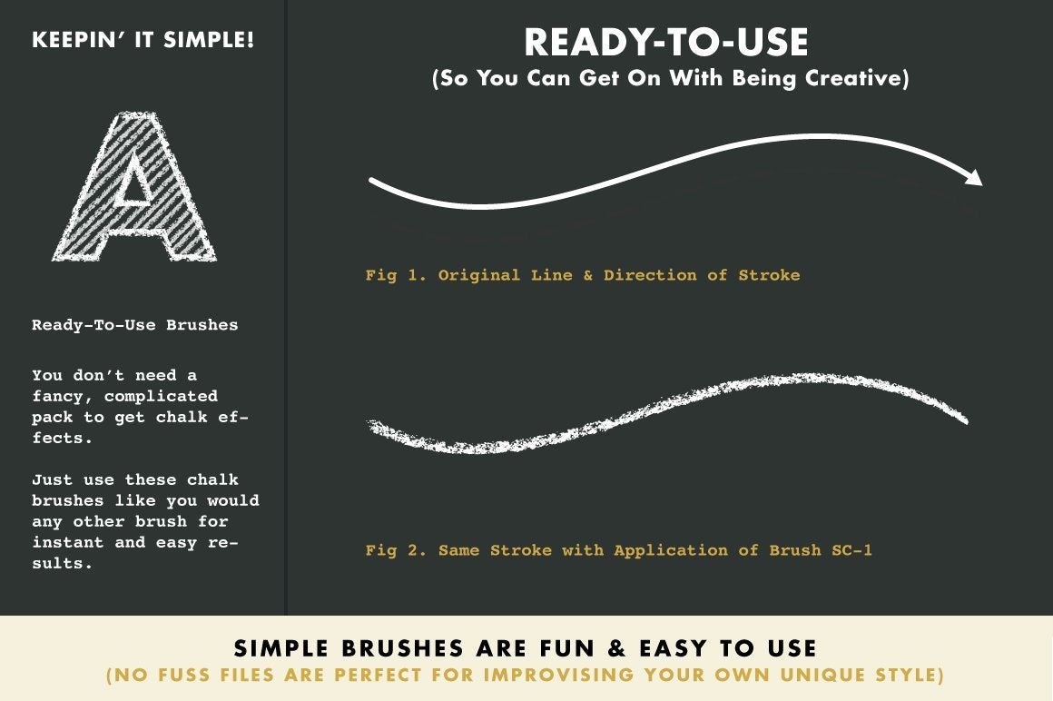 DryGoods | Chalk Brushes for Procreate Procreate Brushes RetroSupply Co.