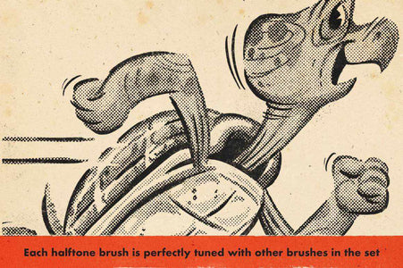 Halftone Brushes for Illustrator