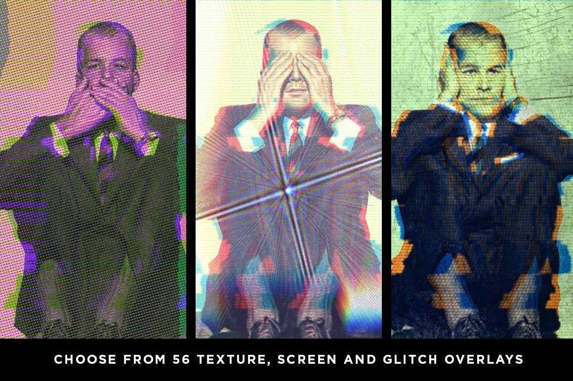 Glitch Effects | Affinity Glitch Bundle Affinity Designer Brushes RetroSupply Co.