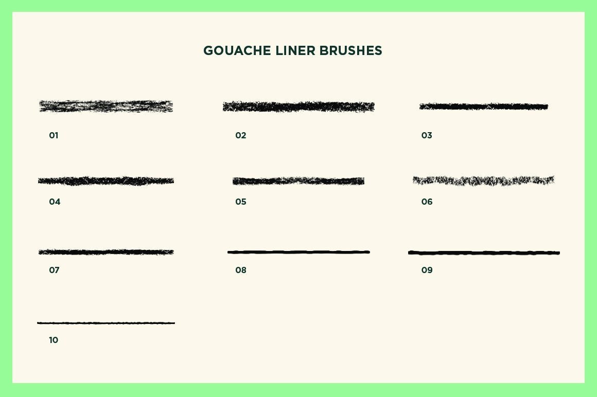 Gouache Shader Brushes for Affinity Brushes RetroSupply Co.