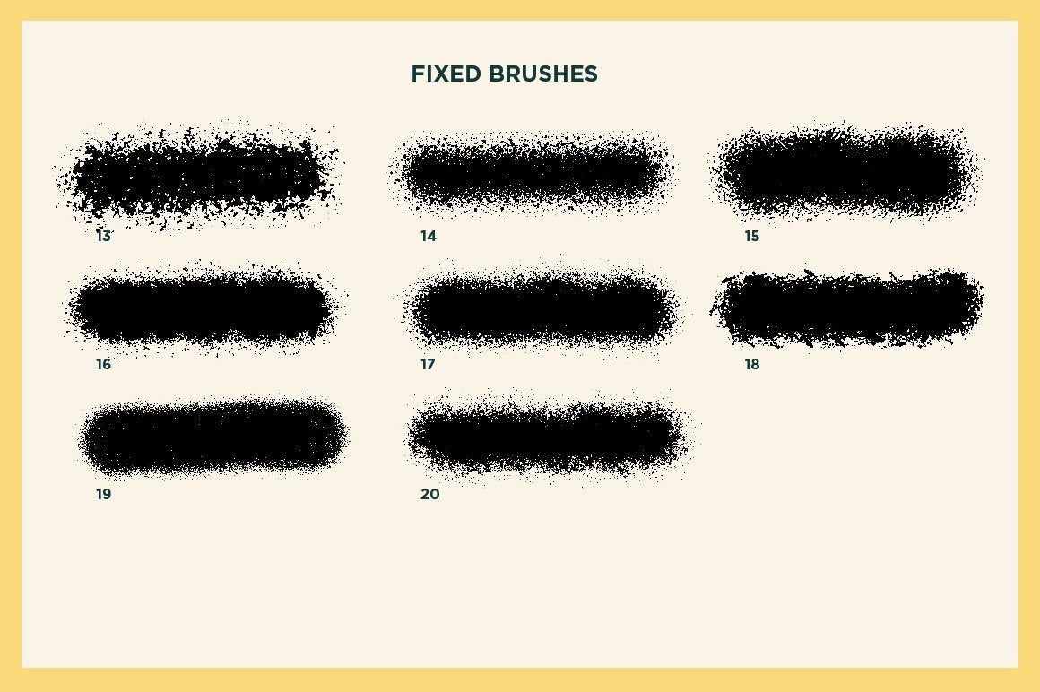 Gouache Shader Brushes for Procreate Brushes RetroSupply Co. 