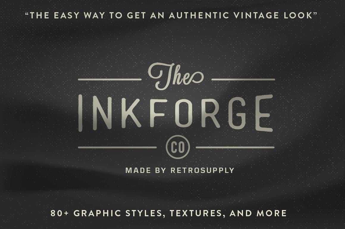InkForge - The Easy Way to Add Vector Textures Textures RetroSupply Co