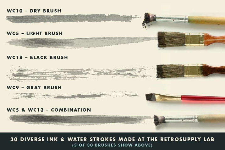 InkWash | Vector Ink and Water Brushes for Adobe Illustrator Adobe Illustrator RetroSupply Co 