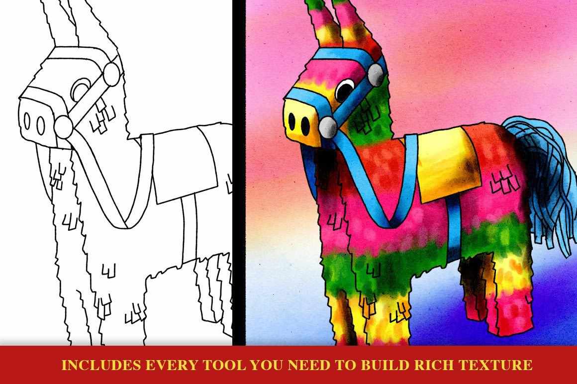 Lotería Procreate Brush & Tutorial Pack Procreate Brushes RetroSupply Co.