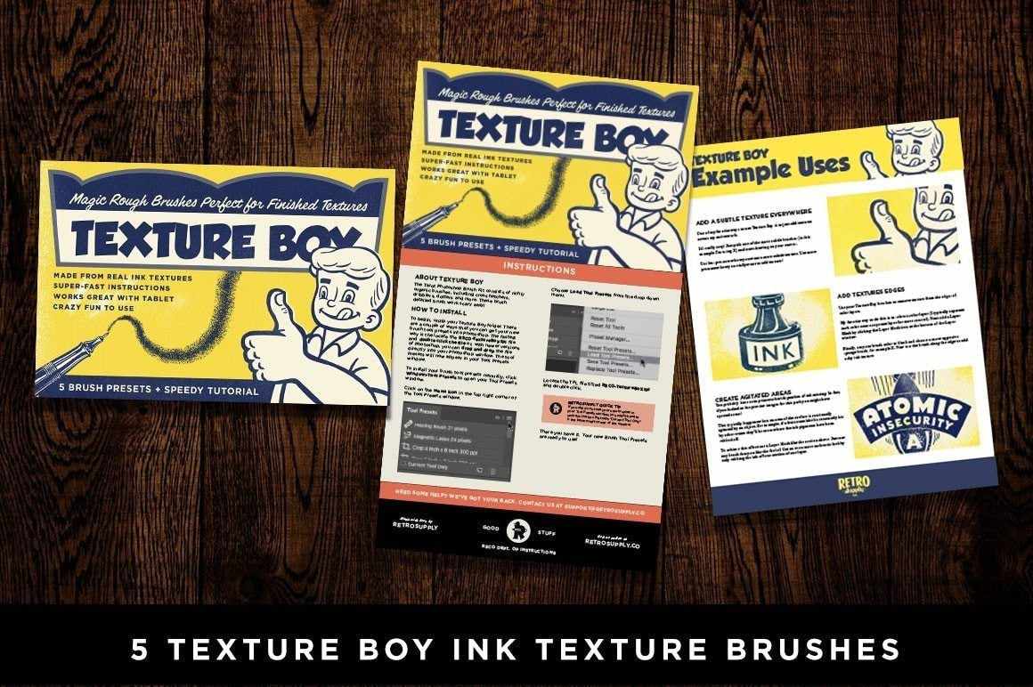 SpaceRanger Brush Kit and Tutorial Pack Adobe Photoshop RetroSupply Co