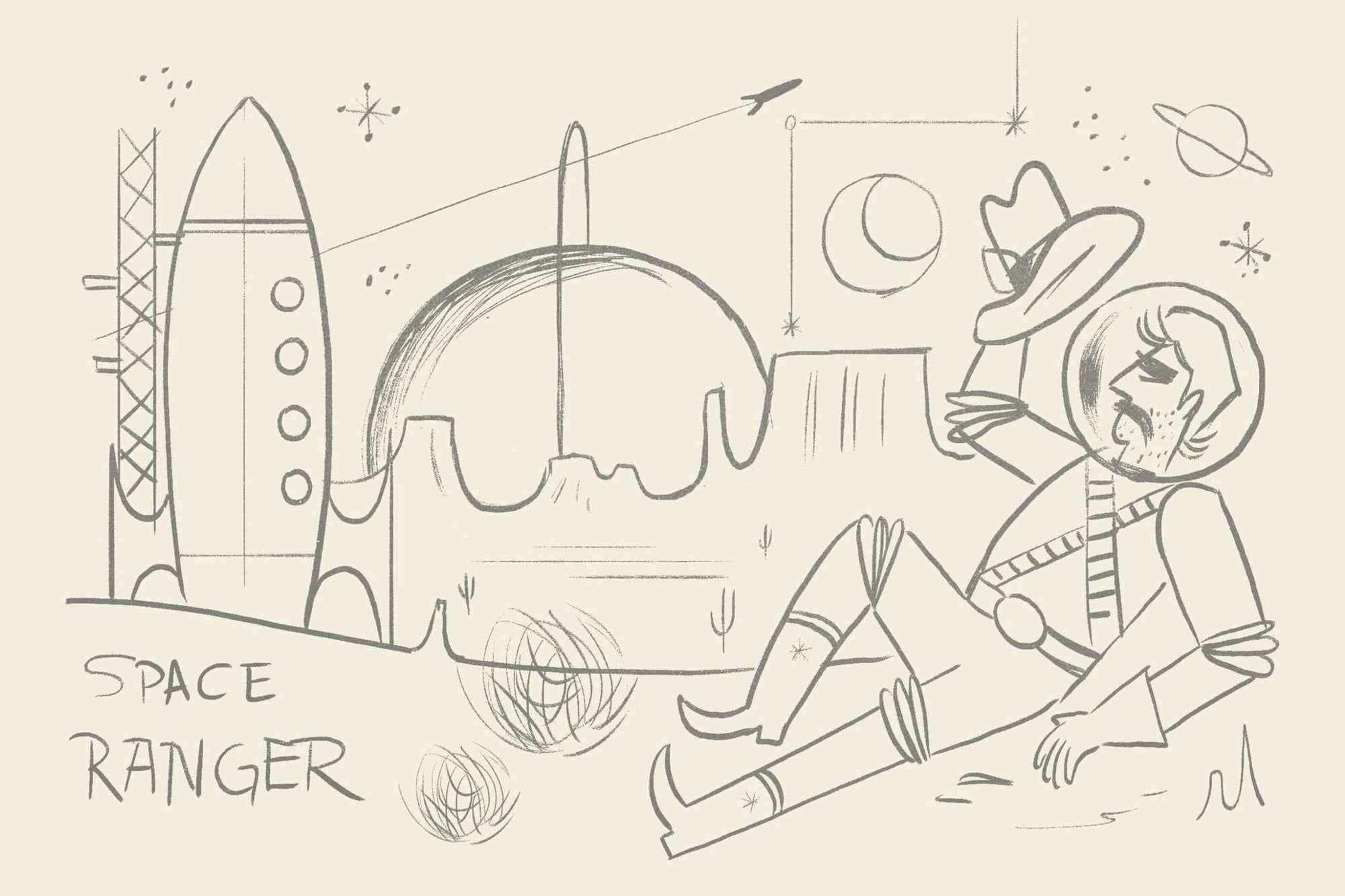 SpaceRanger Brush Pack for Procreate Brushes RetroSupply Co.