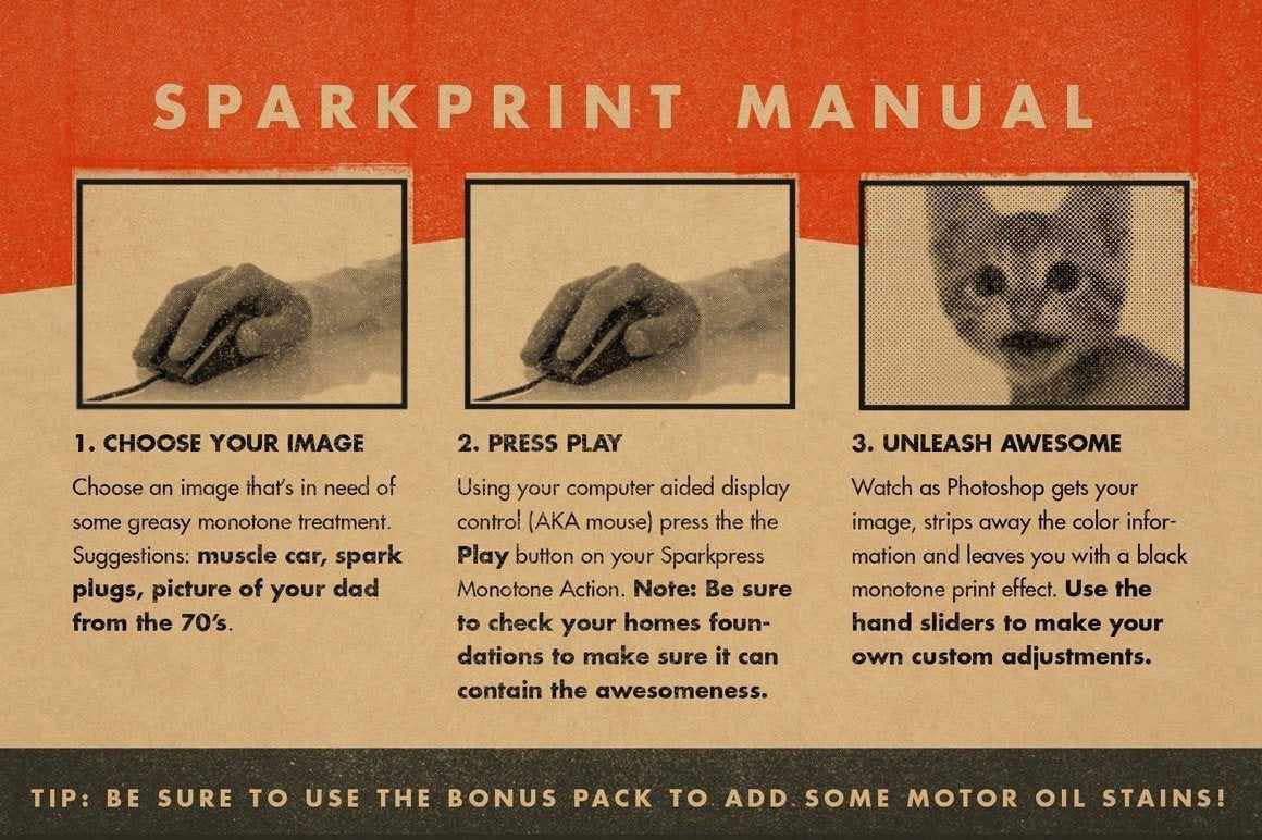 SparkPrint | Your Personal Halftone Factory Adobe Photoshop RetroSupply Co