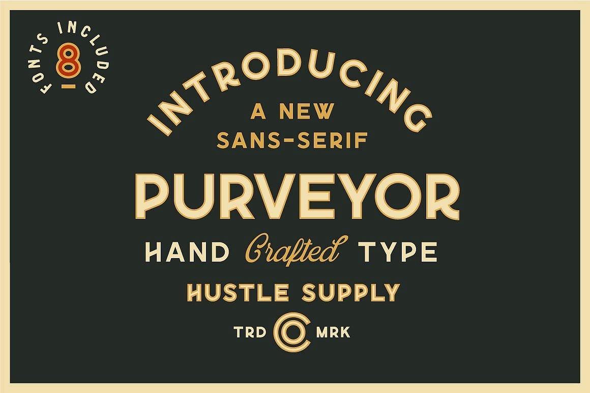 The Collector's Font Bundle by HSCO Fonts RetroSupply Co.