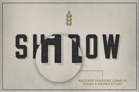Oatmeal Stout Five Font Family by Hustle Supply Co. 