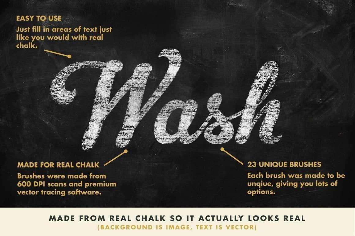 DryGoods Chalk Brushes for Adobe Illustrator by RetroSupply