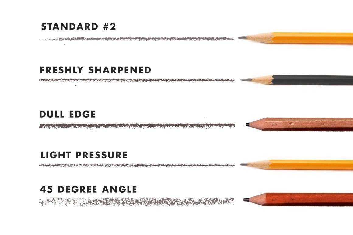 VectorSketch Pencil and Sketching Brushes for Adobe Illustrator by RetroSupply