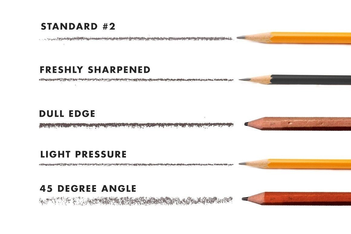 VectorSketch Pencil and Sketching Brushes for Adobe Illustrator by RetroSupply