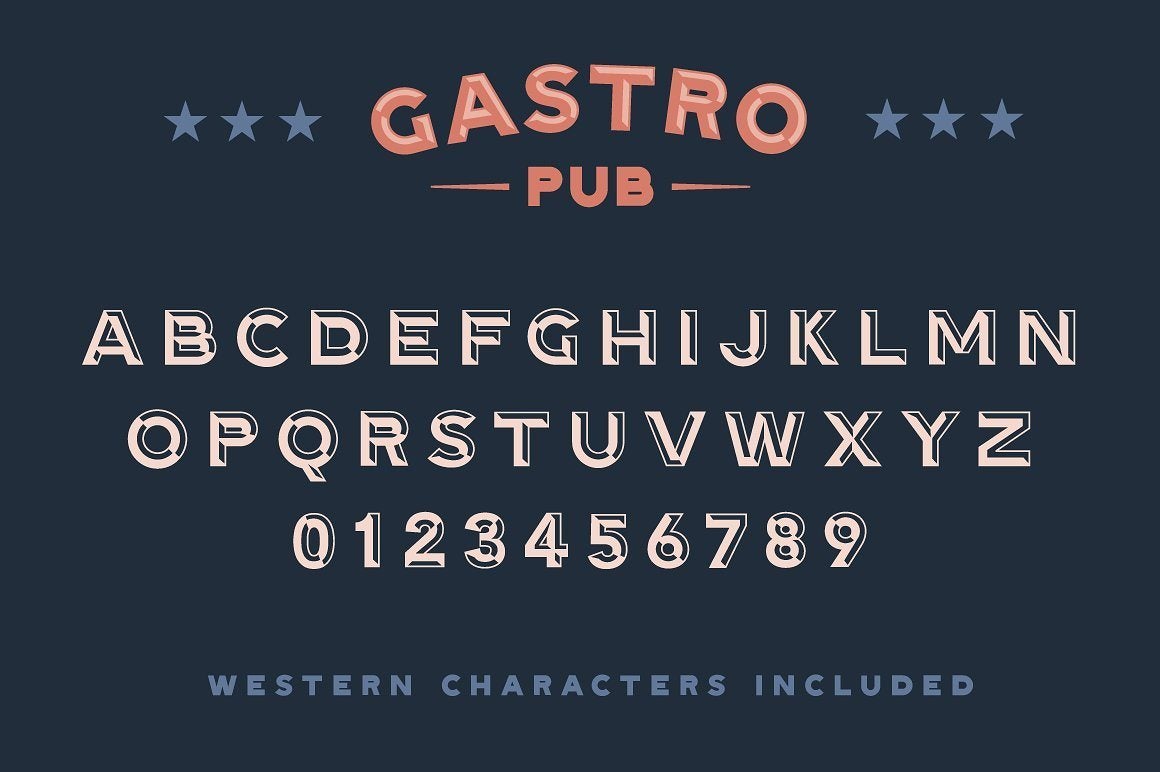 The Vintage Bundle by HSCO Fonts RetroSupply Co