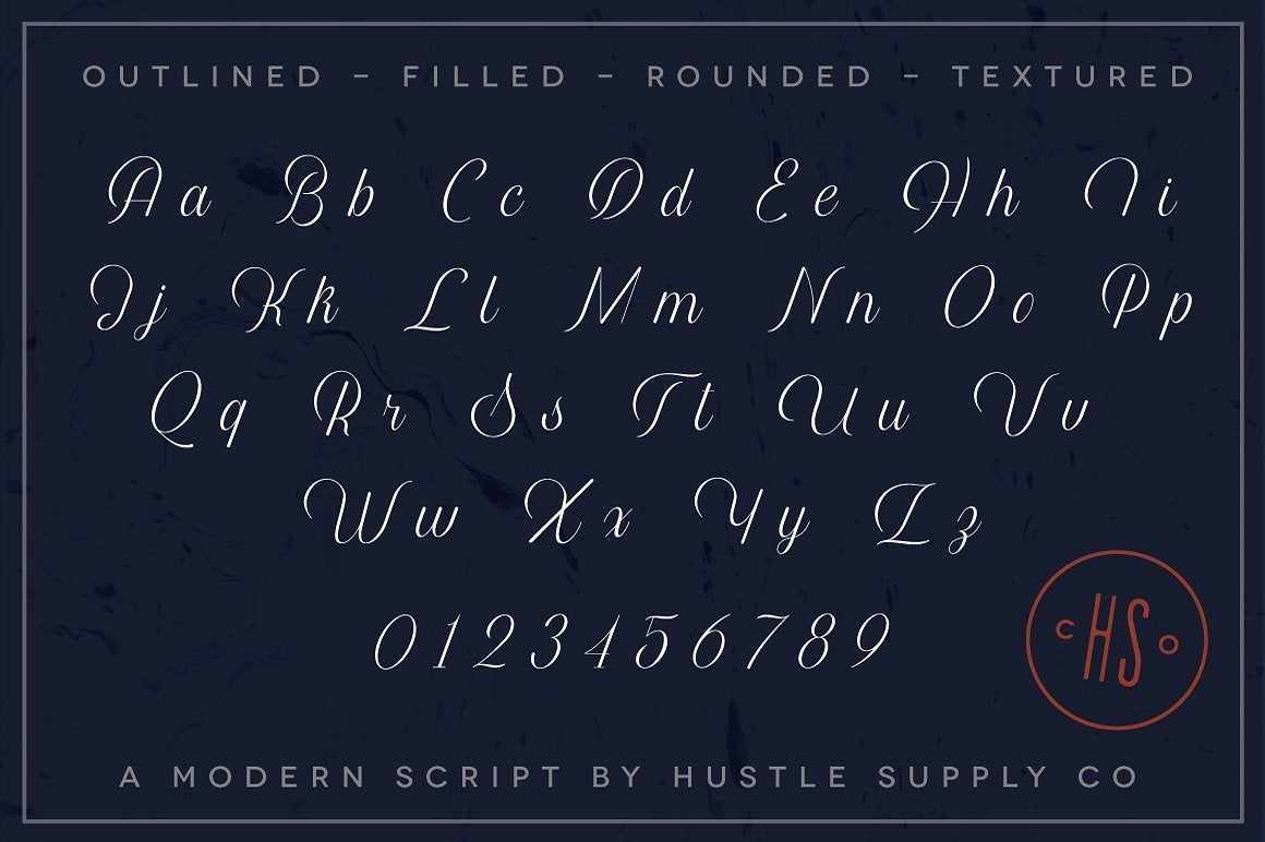 The Vintage Bundle by HSCO Fonts RetroSupply Co