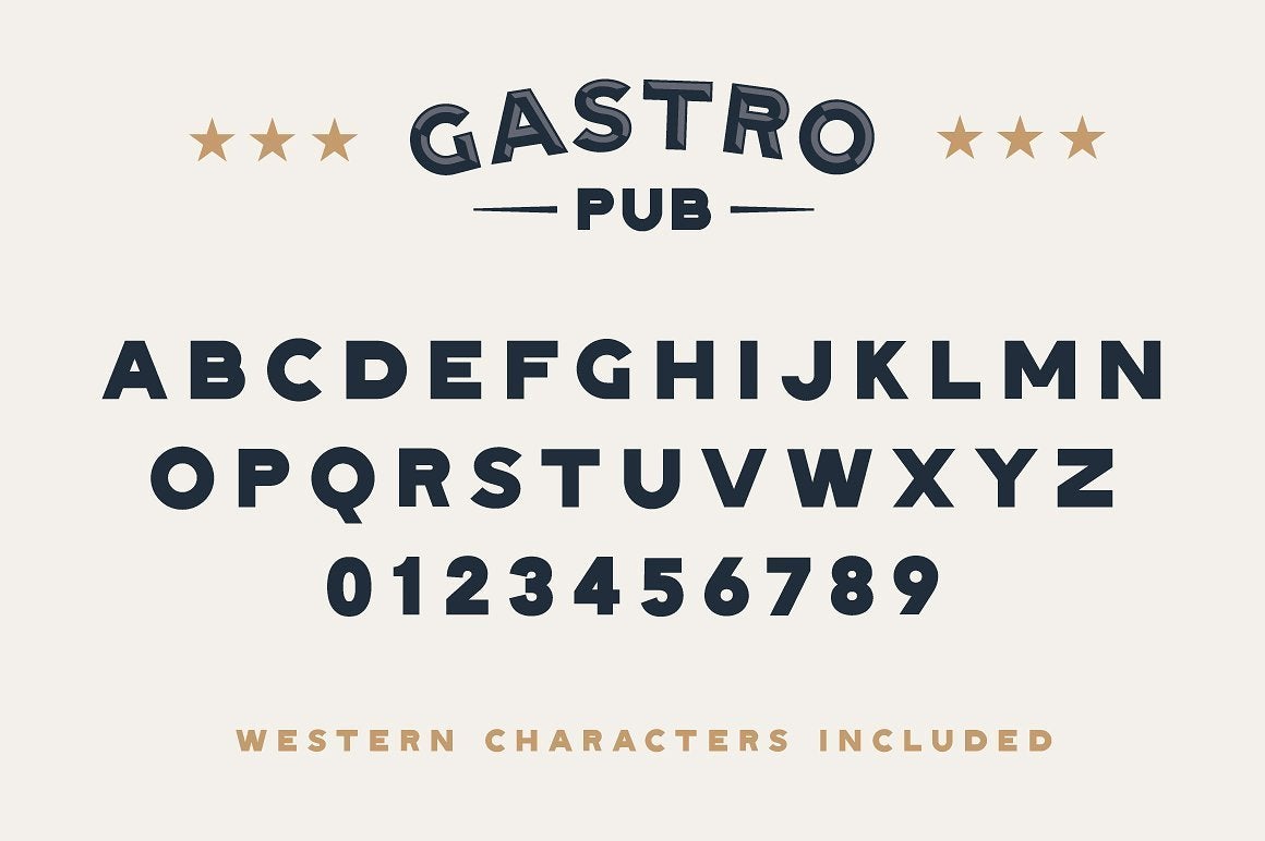 The Vintage Bundle by HSCO Fonts RetroSupply Co