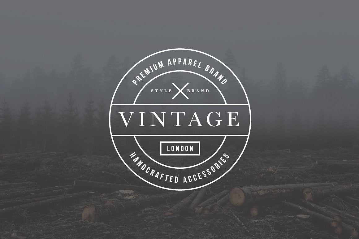 The Vintage Bundle by HSCO Fonts RetroSupply Co