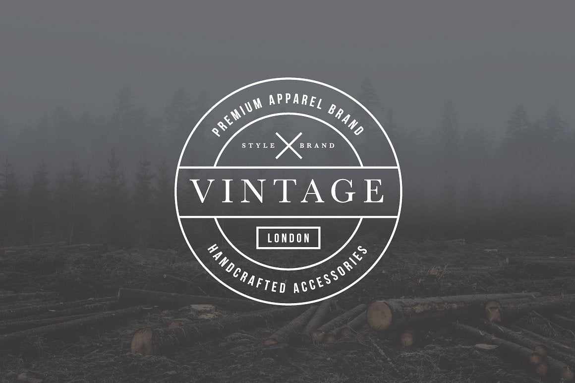 The Vintage Bundle by HSCO Fonts RetroSupply Co 