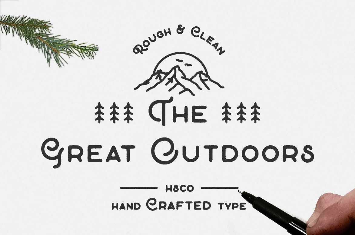 The Vintage Bundle by HSCO Fonts RetroSupply Co 