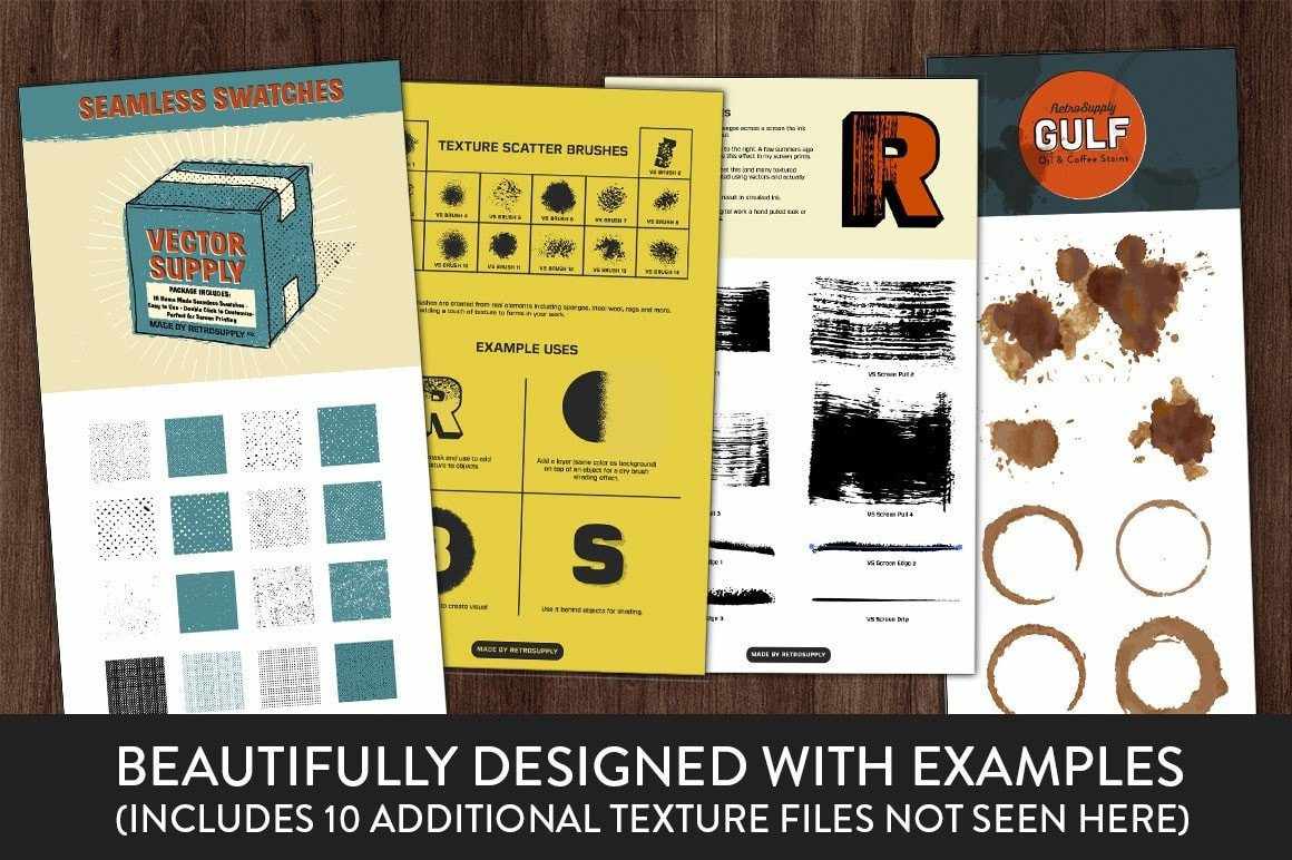 VectorSupply | Premium Retro Vector Textures Adobe Illustrator RetroSupply Co
