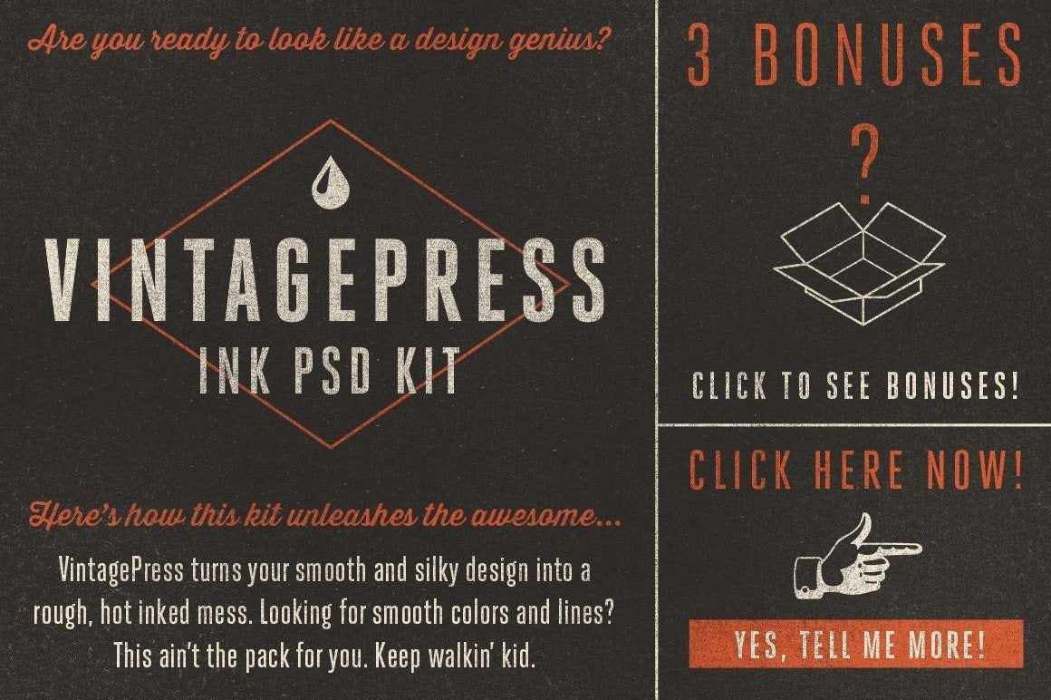 VintagePress Adobe Photoshop RetroSupply Co 