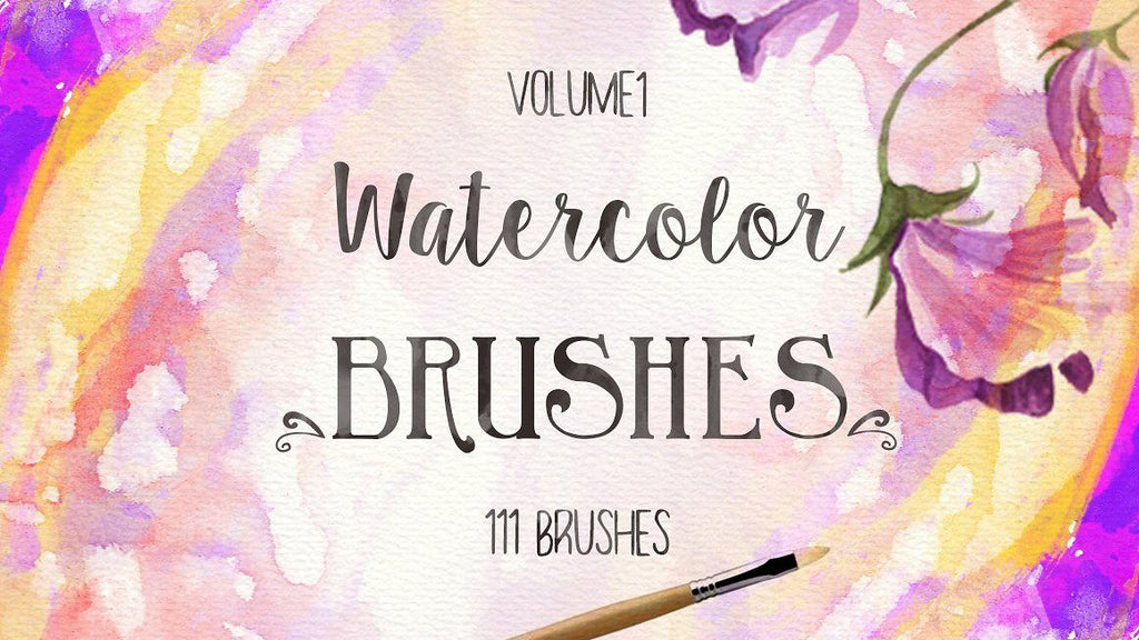 9 realistic watercolor Photoshop brush sets you should own