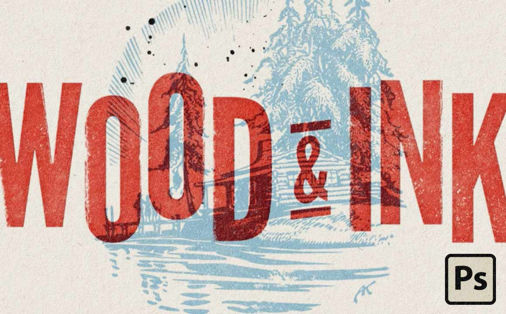 How to Create a Wood Type Inspired Design in Photoshop