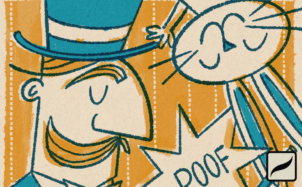 [TINY TUTORIAL] How to Draw a Retro Magician in Procreate