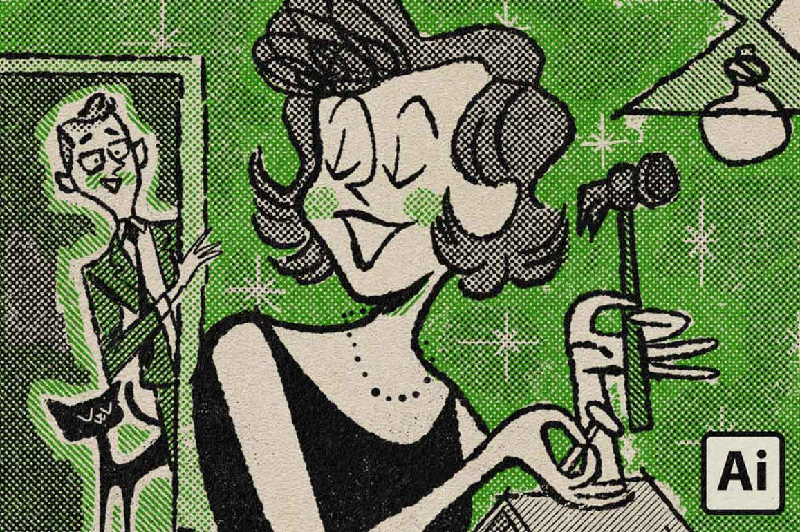 Retro and Vintage Tutorials for Photoshop and Illustrator Tagged 