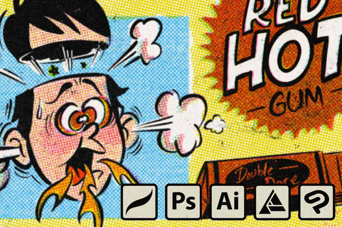 Retro Design Tutorial Retro and Vintage Tutorials for Photoshop and Illustrator Page 4 ...