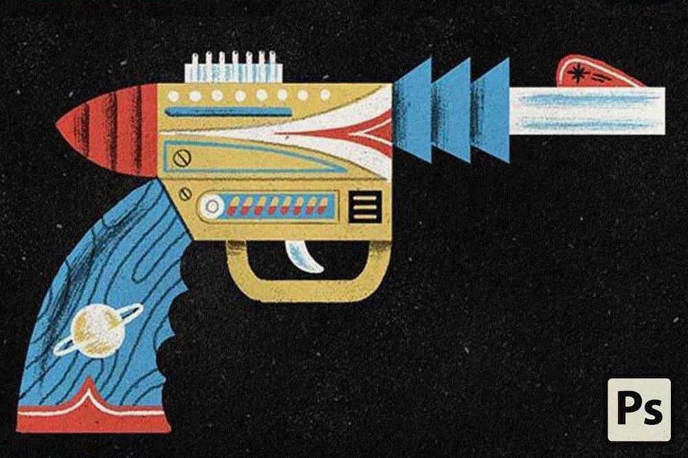 How to Make a Retro Space Pistol in Photoshop