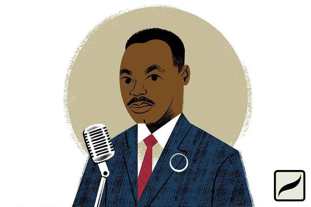 How to Draw a Portrait of Dr. Martin Luther King Jr. in Procreate