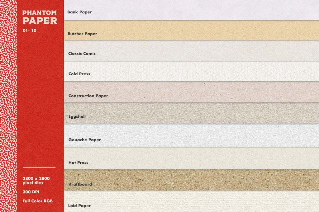 5 Reasons to Try Our New Phantom Paper Texture Pack