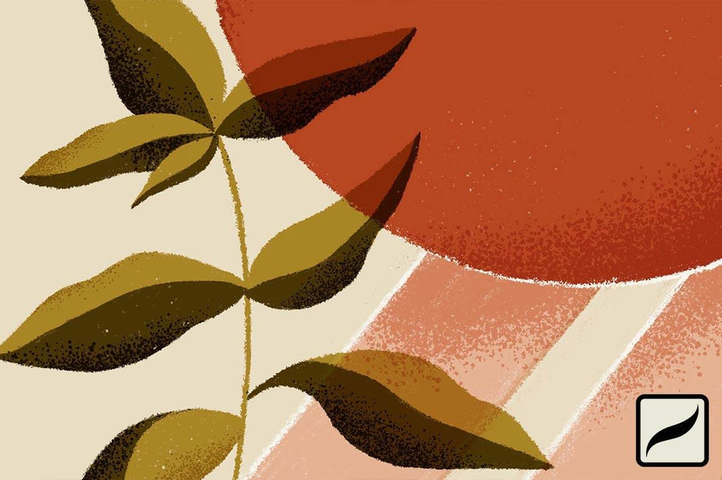 How to Illustrate a Modern Plant Composition with a Nostalgic Flare in Procreate