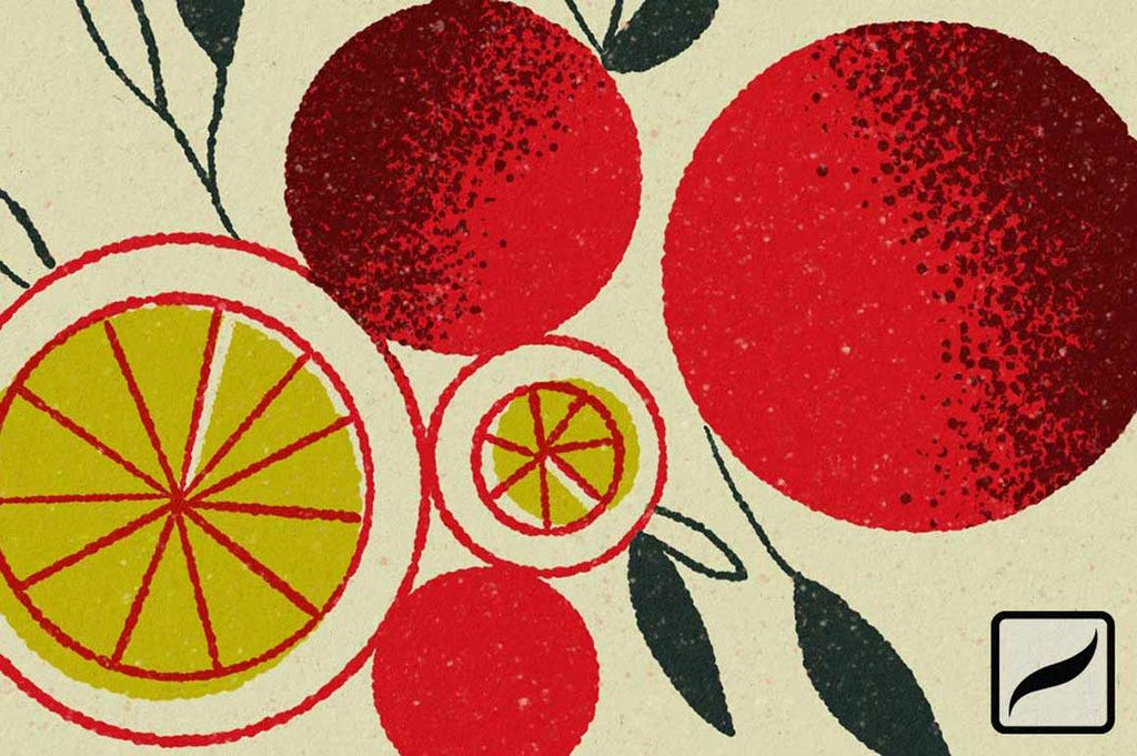 How to Create a Simple Geometric Fruit Illustration in Procreate